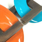 HERMES Buffalo horn Isamu Isamu 2-piece set Accessories Jewelry Choker Necklace Buffalo horn Orange/blue Used