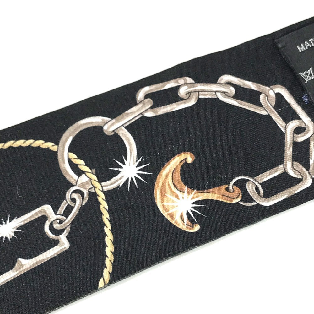 HERMES new tag Twilly Twilly (2 bottles, pair) Bandeau Scarf Accessories Scarf silk Black/khaki Used