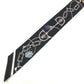 HERMES new tag Twilly Twilly (2 bottles, pair) Bandeau Scarf Accessories Scarf silk Black/khaki Used
