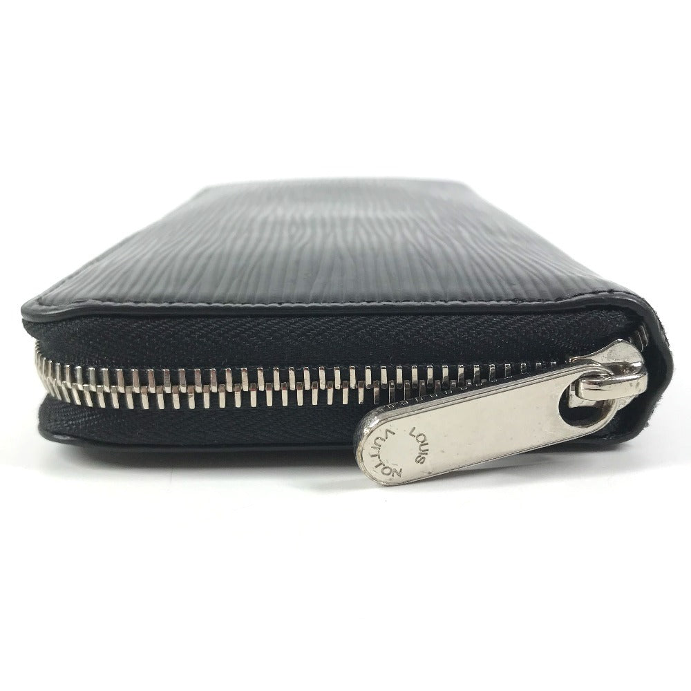 LOUIS VUITTON M61857 Epi Zippy Wallet Long wallet Zip Around Long Wallet Epi Leather Noir Black Used