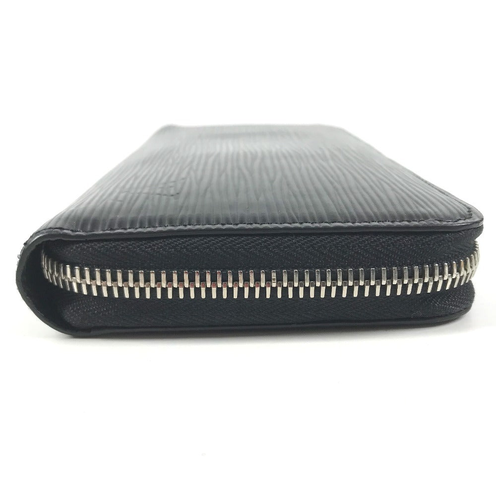 LOUIS VUITTON M61857 Epi Zippy Wallet Long wallet Zip Around Long Wallet Epi Leather Noir Black Used