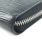 LOUIS VUITTON M61857 Epi Zippy Wallet Long wallet Zip Around Long Wallet Epi Leather Noir Black Used