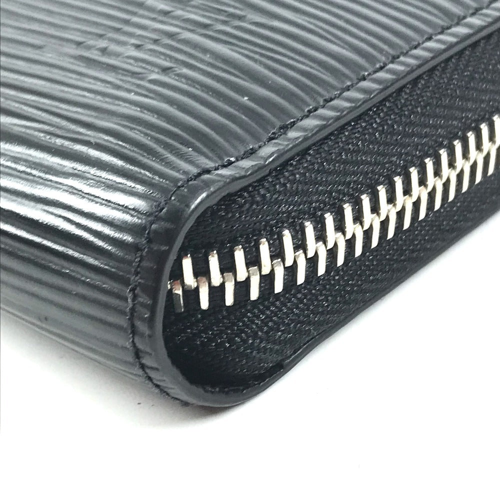 LOUIS VUITTON M61857 Epi Zippy Wallet Long wallet Zip Around Long Wallet Epi Leather Noir Black Used