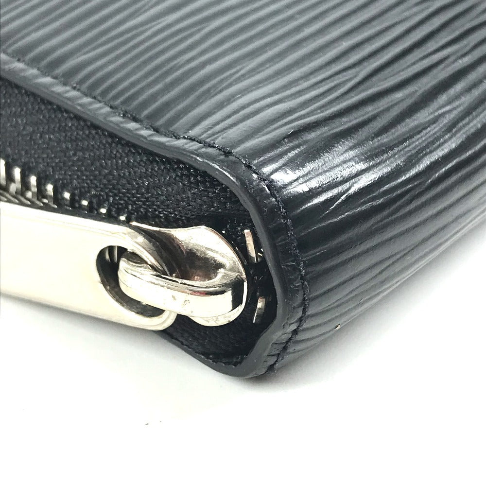 LOUIS VUITTON M61857 Epi Zippy Wallet Long wallet Zip Around Long Wallet Epi Leather Noir Black Used
