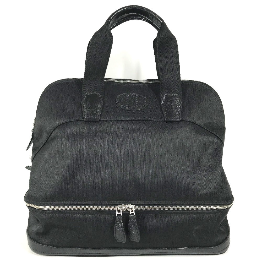 HERMES sports shoulder bag Sac de Golf 40 Travel Bag Hand Bag Bag Duffle Bag Leather/Canvas Black Used