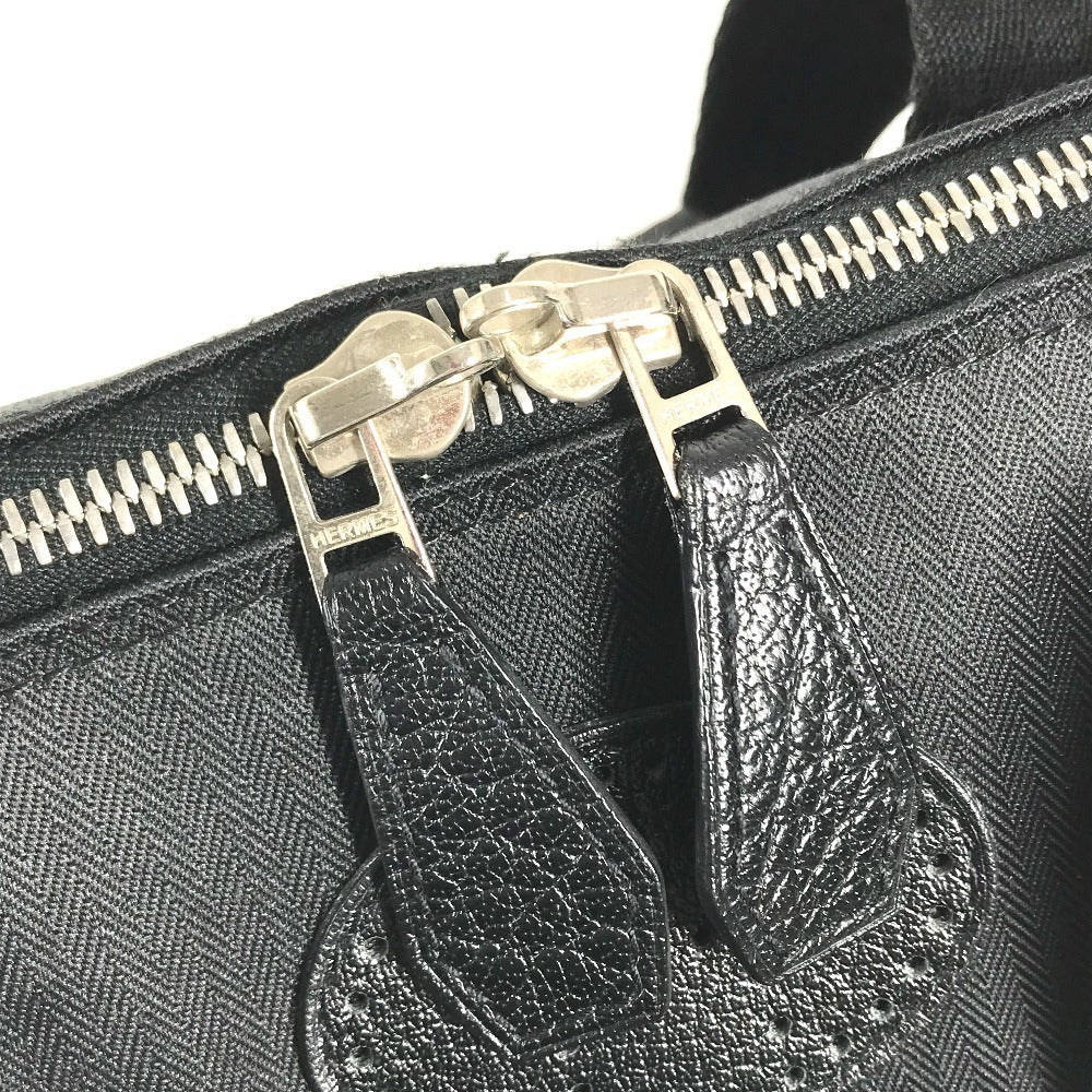 HERMES sports shoulder bag Sac de Golf 40 Travel Bag Hand Bag Bag Duffle Bag Leather/Canvas Black Used