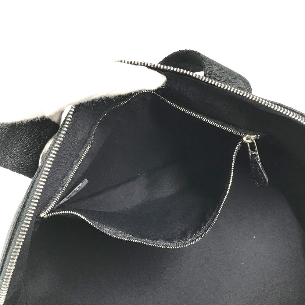 HERMES sports shoulder bag Sac de Golf 40 Travel Bag Hand Bag Bag Duffle Bag Leather/Canvas Black Used