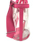 PRADA With porch Canapaplex Logo Tote Bag, 2-Way Bag, Shoulder Bag, Crossbody Bag Hand Bag Vinyl/Leather pink/clear Used