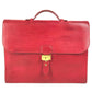 HERMES Sac à de Peches 38 Sac à de Peches 38 Handbag, flap briefcase, document bag Business bag Leather Red/GoldHardware Used