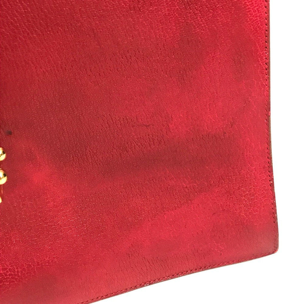 HERMES Sac à de Peches 38 Sac à de Peches 38 Handbag, flap briefcase, document bag Business bag Leather Red/GoldHardware Used