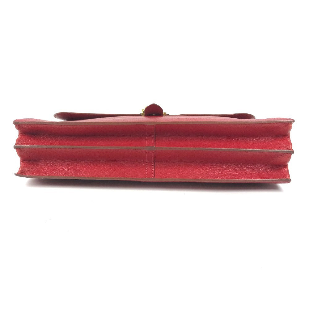 HERMES Sac à de Peches 38 Sac à de Peches 38 Handbag, flap briefcase, document bag Business bag Leather Red/GoldHardware Used