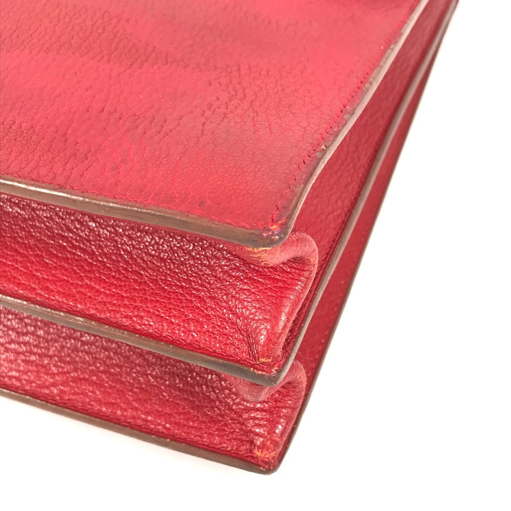 HERMES Sac à de Peches 38 Sac à de Peches 38 Handbag, flap briefcase, document bag Business bag Leather Red/GoldHardware Used