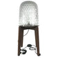 HERMES 15068700 Saint-Louis Folia Table lamp with legs, interior decor Table & Floor Lamp Miscellaneous goods Glass / Wood clear/Brown Used