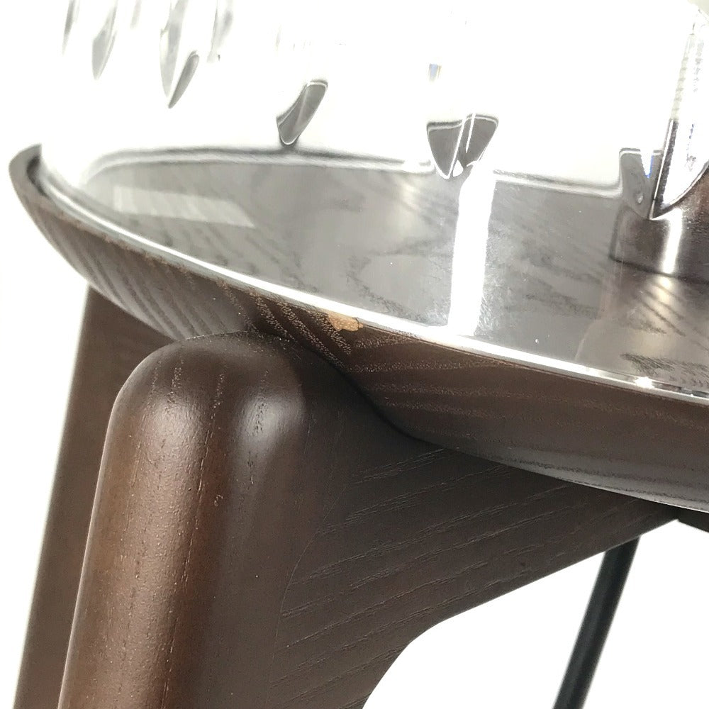 HERMES 15068700 Saint-Louis Folia Table lamp with legs, interior decor Table & Floor Lamp Miscellaneous goods Glass / Wood clear/Brown Used