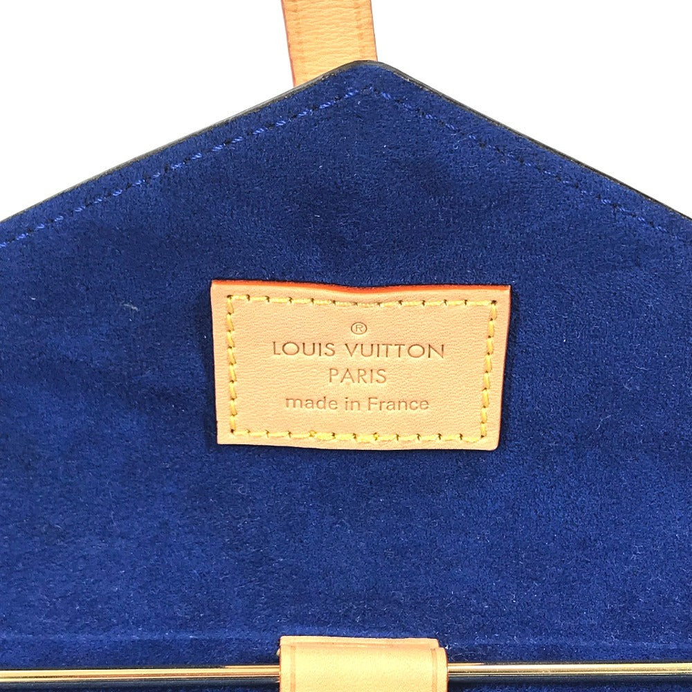 LOUIS VUITTON GI0477 Monogram Etui6 Payu Set of 6 straws & pouch, interior decor, cutlery, stirrer, straw holder object Gold Plated Silver/Gold Used