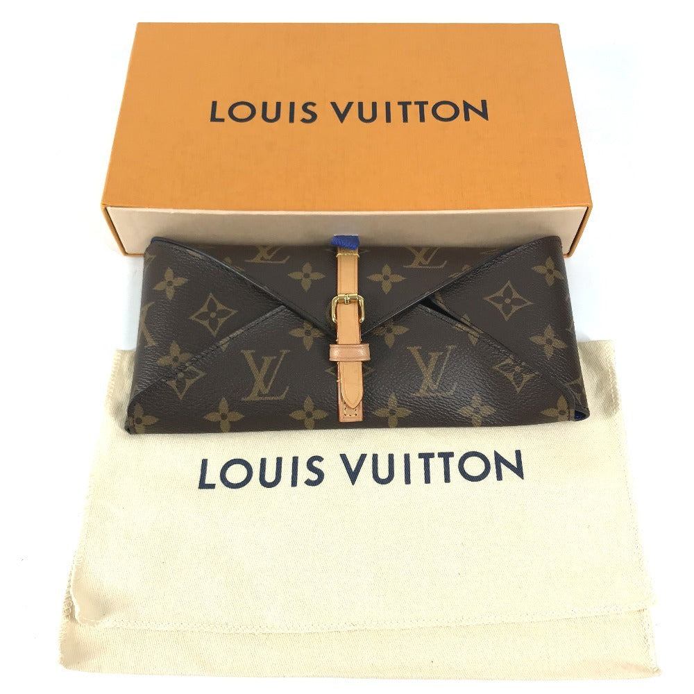 LOUIS VUITTON GI0477 Monogram Etui6 Payu Set of 6 straws & pouch, interior decor, cutlery, stirrer, straw holder object Gold Plated Silver/Gold Used