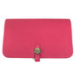 HERMES Dogon Duo GM Dogon Duo GM Wallet Wallet Long Wallet Togo Framboise pink Used
