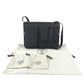 HERMES Leather Equipier 3-Way Bag Clutch Bag Flap Pochette Crossbody Shoulder Bag Swift Black/SilverHardware Used
