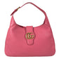 GUCCI 726274 logo APHRODITE GG Marmont Aphrodite Medium Bag Tote Bag shawl Shoulder Bag Leather pink Used
