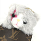 LOUIS VUITTON M03512 Monogram Bag Charm LV Cute Kitten Bag Charm AirPods Earphone Case Cat Key Holder MonogramCanvas Brown/gray Used