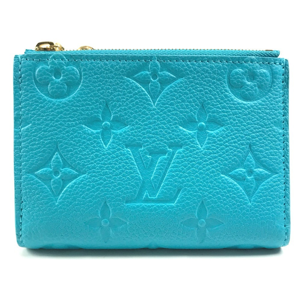 LOUIS VUITTON M14089 LV × TM Takashi Murakami Collaboration Monogram Multicolore Portefeuille Lisa Compact Wallet Wallet Folded wallet MonogramMulticoloreCanvas Kabira Blue blue Used