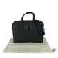 LOEWE 337.12.P57 Goya Slim Briefcase Handbag, 2-way bag, Shoulder bag, Briefcase, Document bag Business bag Leather Black Used