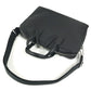LOEWE 337.12.P57 Goya Slim Briefcase Handbag, 2-way bag, Shoulder bag, Briefcase, Document bag Business bag Leather Black Used