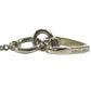 HERMES Silver925 SV925 Heart logo Chain Necklace Accessories Jewelry Necklace AG925 Silver Used
