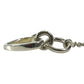 HERMES Silver925 SV925 Heart logo Chain Necklace Accessories Jewelry Necklace AG925 Silver Used