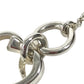 HERMES Silver925 SV925 Heart logo Chain Necklace Accessories Jewelry Necklace AG925 Silver Used