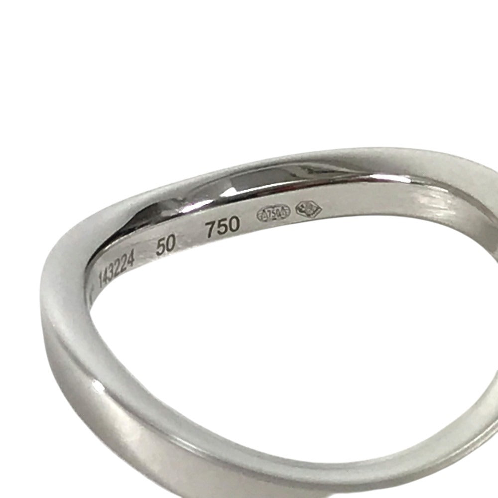 OMEGA K18 Gold 18K Aqua Swing Ring Accessory Jewelry Ring WG750 Silver Used