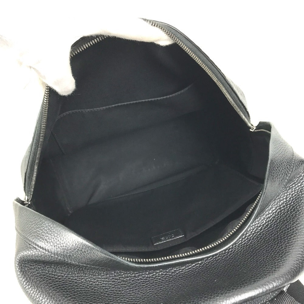 Dior Dior Rider Zip Backpack Bag Backpack All-over logo Backpack Leather Black Used