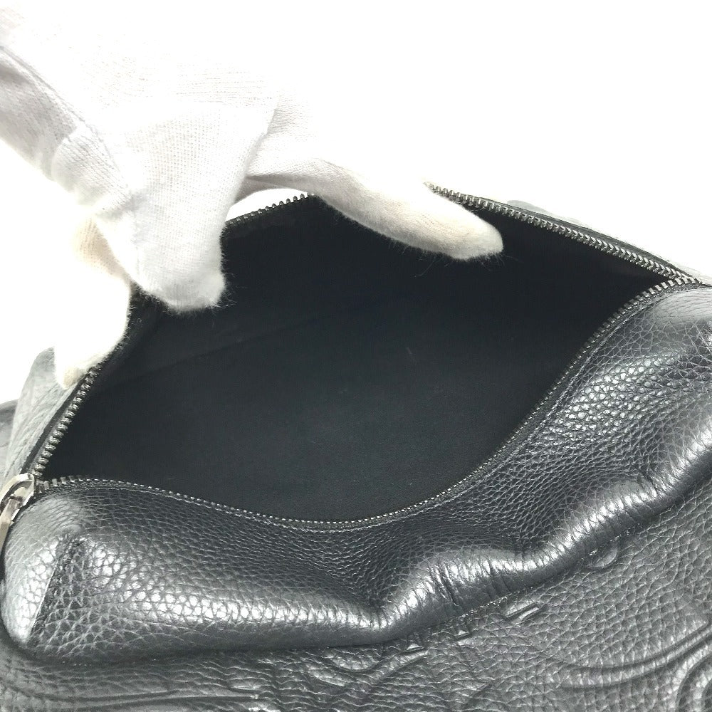 Dior Dior Rider Zip Backpack Bag Backpack All-over logo Backpack Leather Black Used