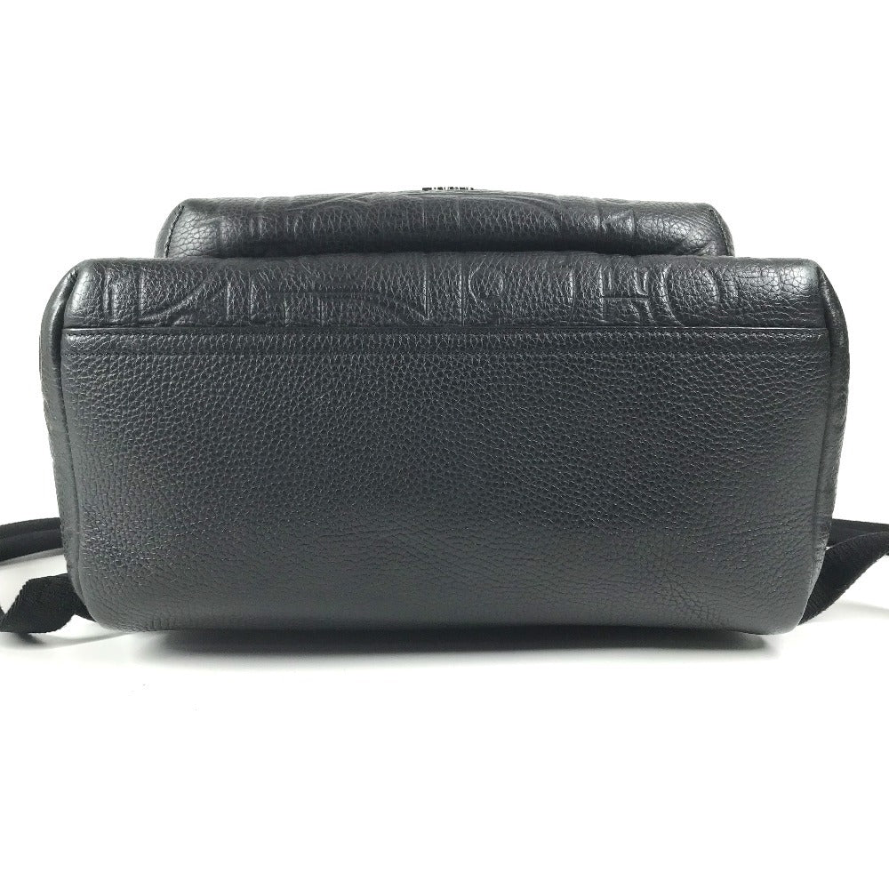 Dior Dior Rider Zip Backpack Bag Backpack All-over logo Backpack Leather Black Used