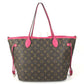 LOUIS VUITTON M12707 Monogram Neverful Inside Out MM Bag Tote Bag shawl Shoulder Bag MonogramCanvas Pondicherry Pink pink Used