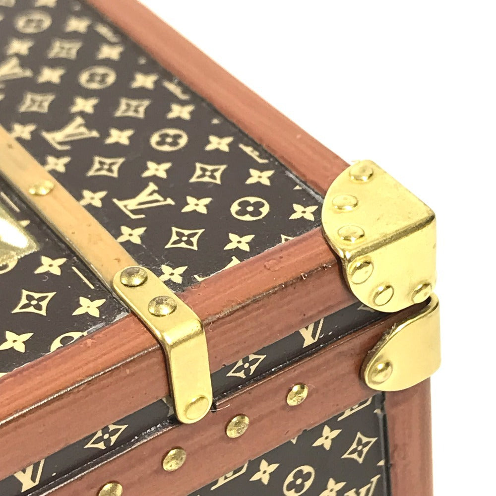 LOUIS VUITTON M99408 Monogram Novelty Miss France Trunk Object Paperweight Paperweight object Leather / Wood Brown Used
