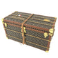LOUIS VUITTON M99408 Monogram Novelty Miss France Trunk Object Paperweight Paperweight object Leather / Wood Brown Used