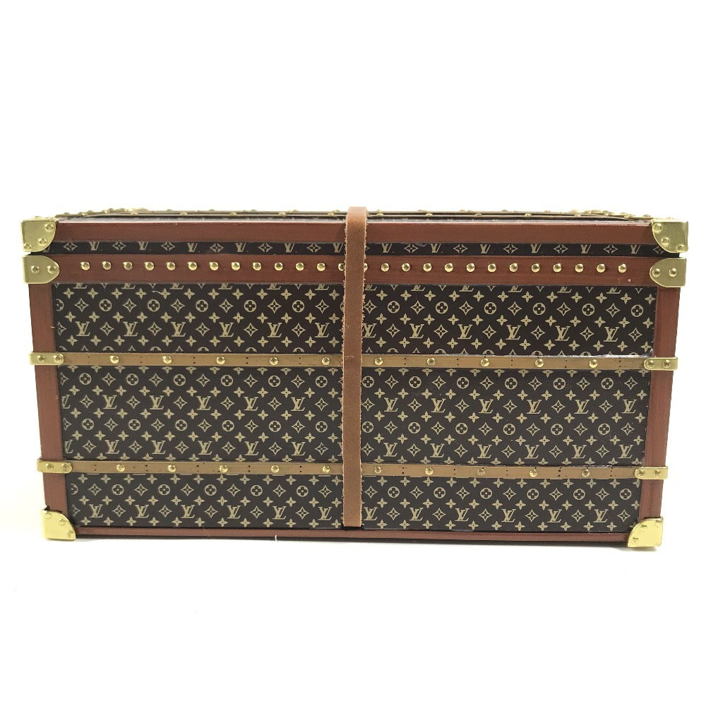 LOUIS VUITTON M99408 Monogram Novelty Miss France Trunk Object Paperweight Paperweight object Leather / Wood Brown Used