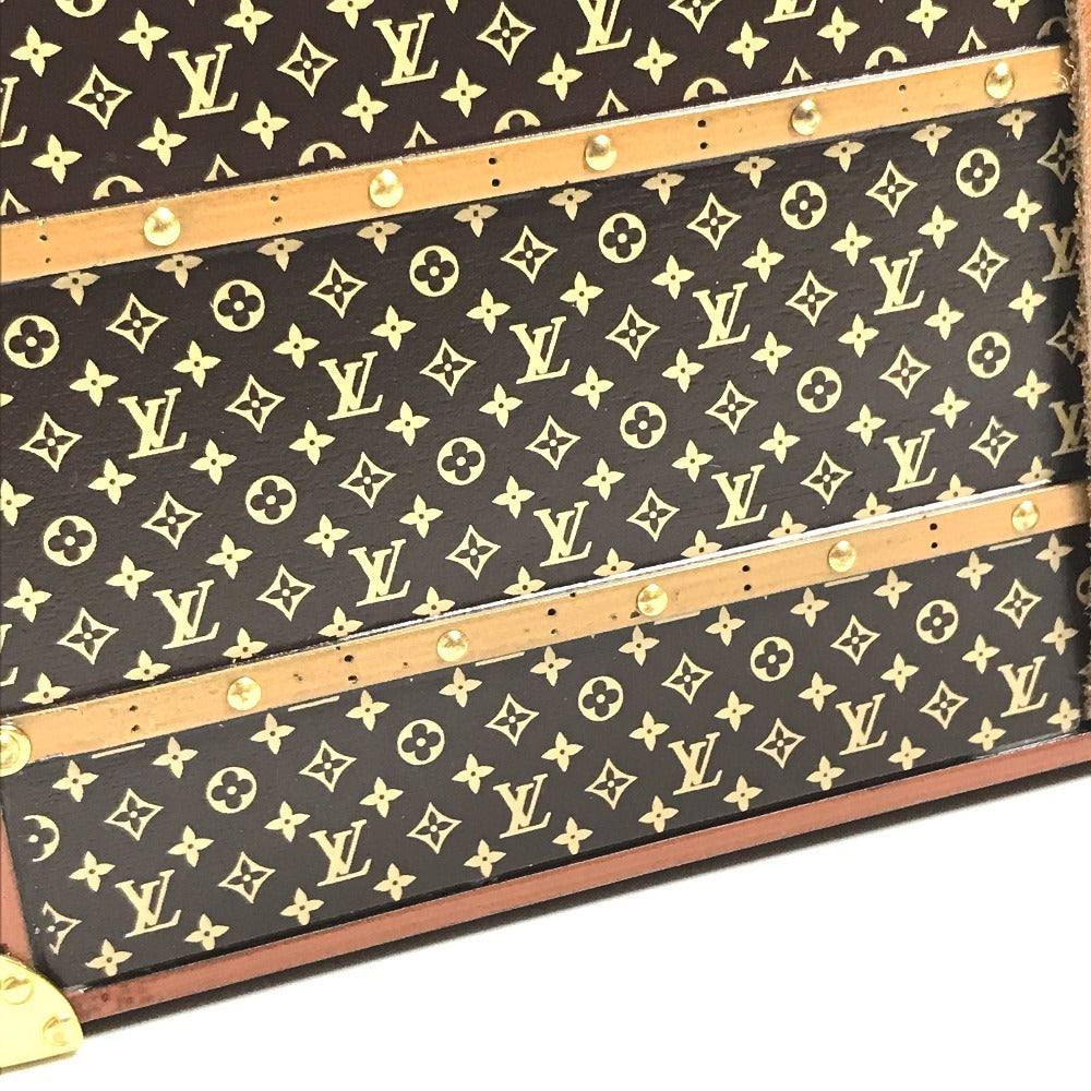 LOUIS VUITTON M99408 Monogram Novelty Miss France Trunk Object Paperweight Paperweight object Leather / Wood Brown Used