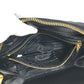 PRADA 1BB121 Tote Bag triangle logo triangle logo plate Shoulder bag, Double Chain Chain bag Shoulder Bag Leather / Nylon Black/GoldHardware Used