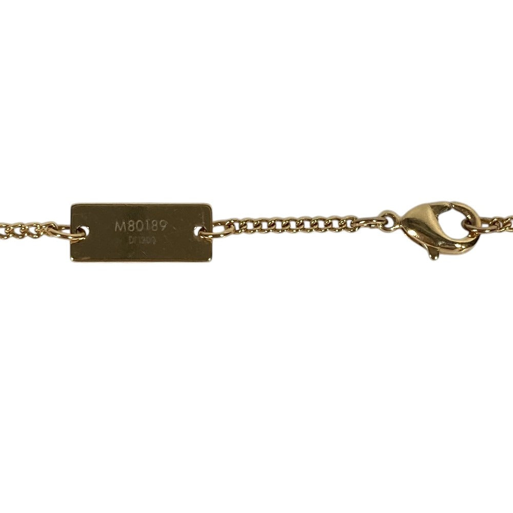 LOUIS VUITTON M80189 Monogram Ring Necklace Monogram Accessories Chain Necklace Necklace Metal Gold Used