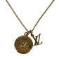 LOUIS VUITTON M80189 Monogram Ring Necklace Monogram Accessories Chain Necklace Necklace Metal Gold Used