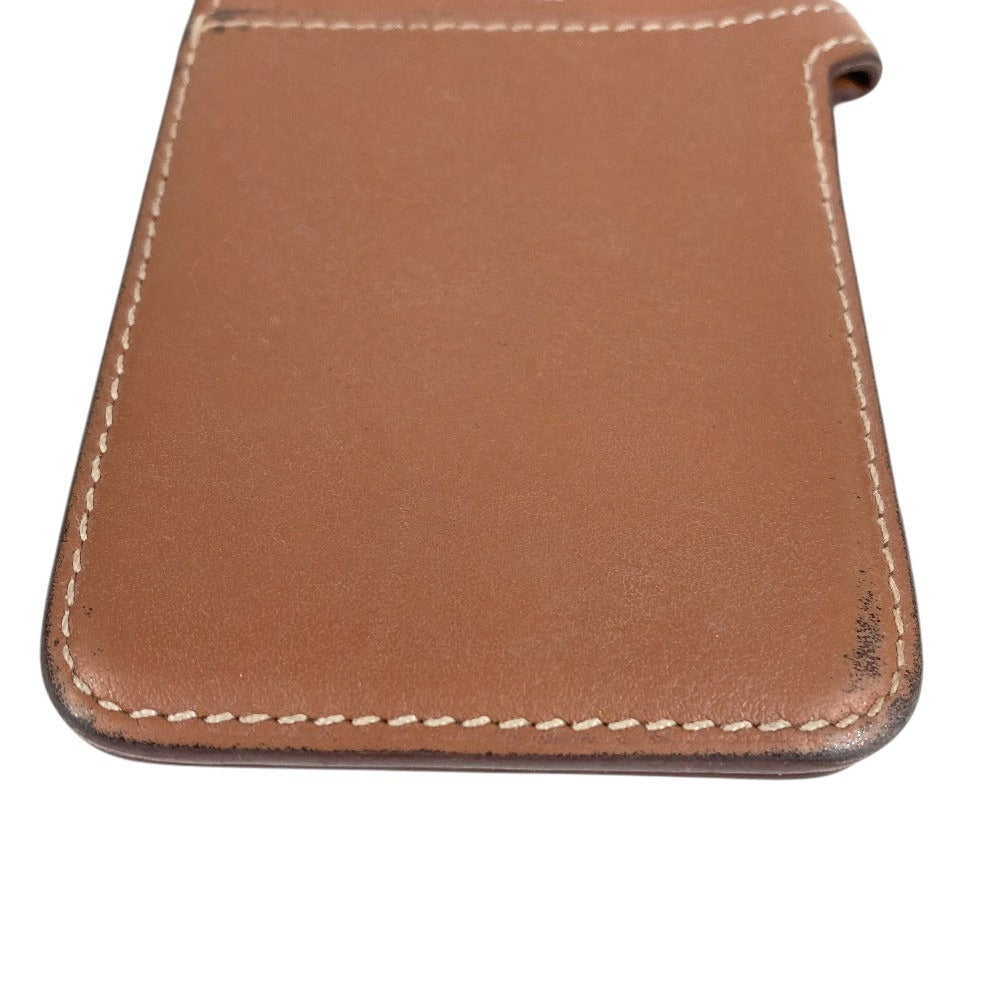 HERMES MagSafe Magsafe Eman Stand Eman Stand Pass Case Card Case Card Case Swift Brown Used