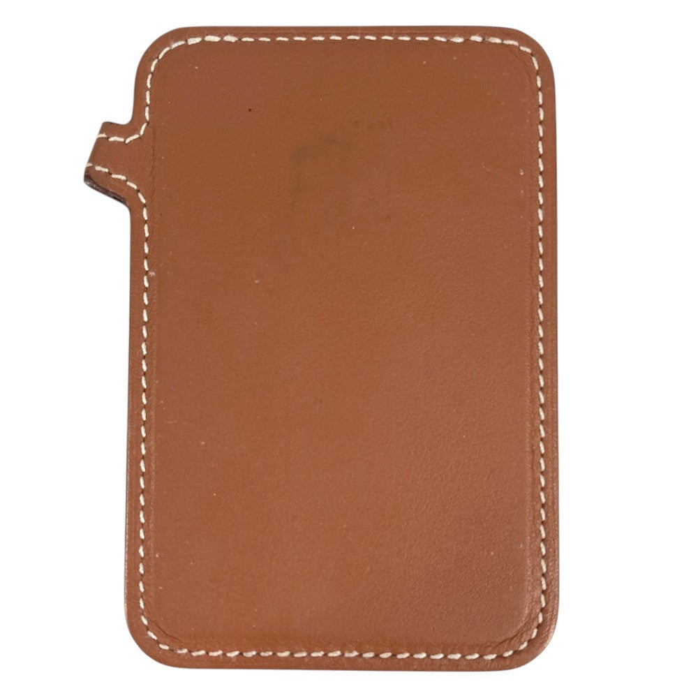 HERMES MagSafe Magsafe Eman Stand Eman Stand Pass Case Card Case Card Case Swift Brown Used