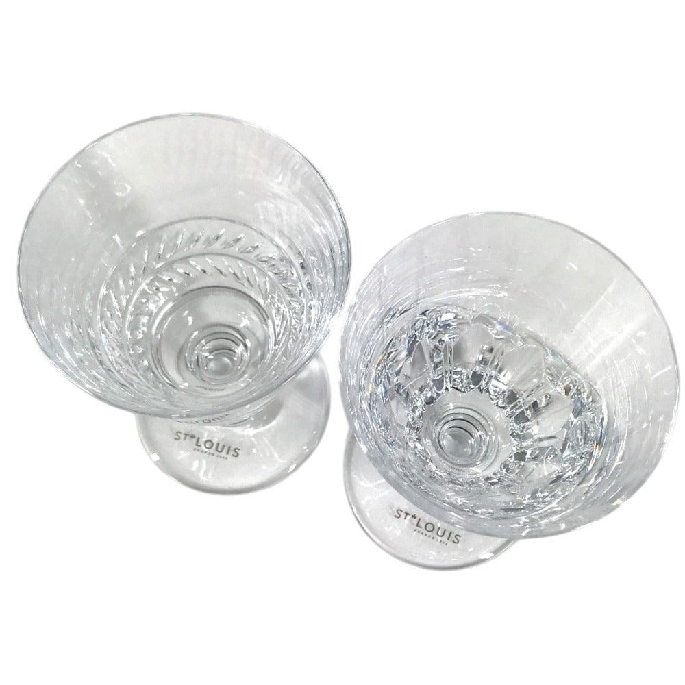 HERMES Saint Louis STLOUIS Queen's Hall Glass Set (Set of 4) Glasses, cups, and tableware (set of 4) glass Glass clear Used