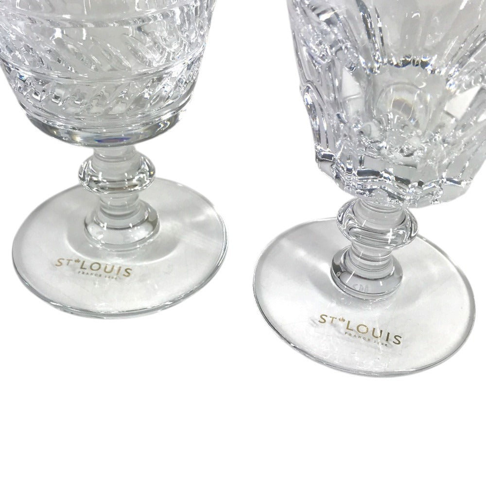 HERMES Saint Louis STLOUIS Queen's Hall Glass Set (Set of 4) Glasses, cups, and tableware (set of 4) glass Glass clear Used