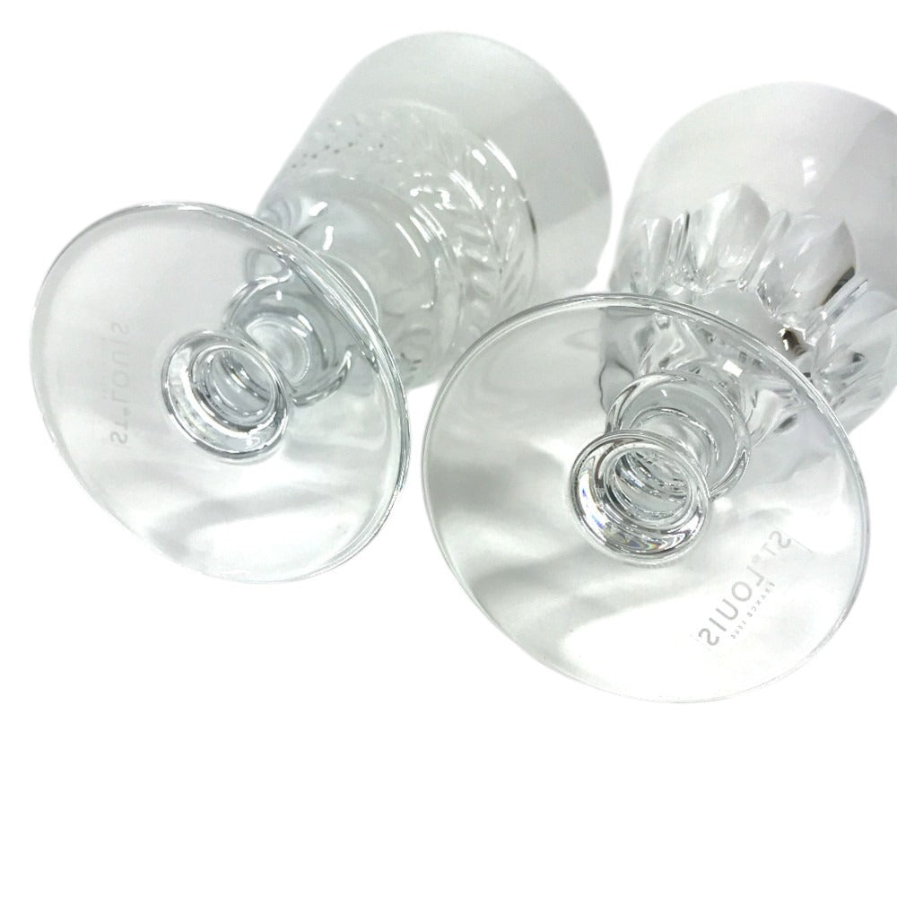 HERMES Saint Louis STLOUIS Queen's Hall Glass Set (Set of 4) Glasses, cups, and tableware (set of 4) glass Glass clear Used