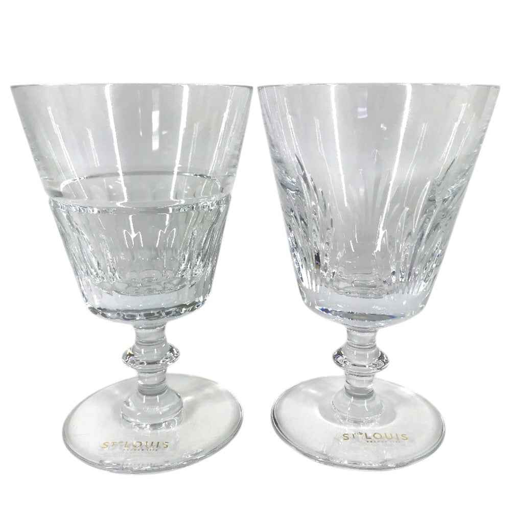 HERMES Saint Louis STLOUIS Queen's Hall Glass Set (Set of 4) Glasses, cups, and tableware (set of 4) glass Glass clear Used