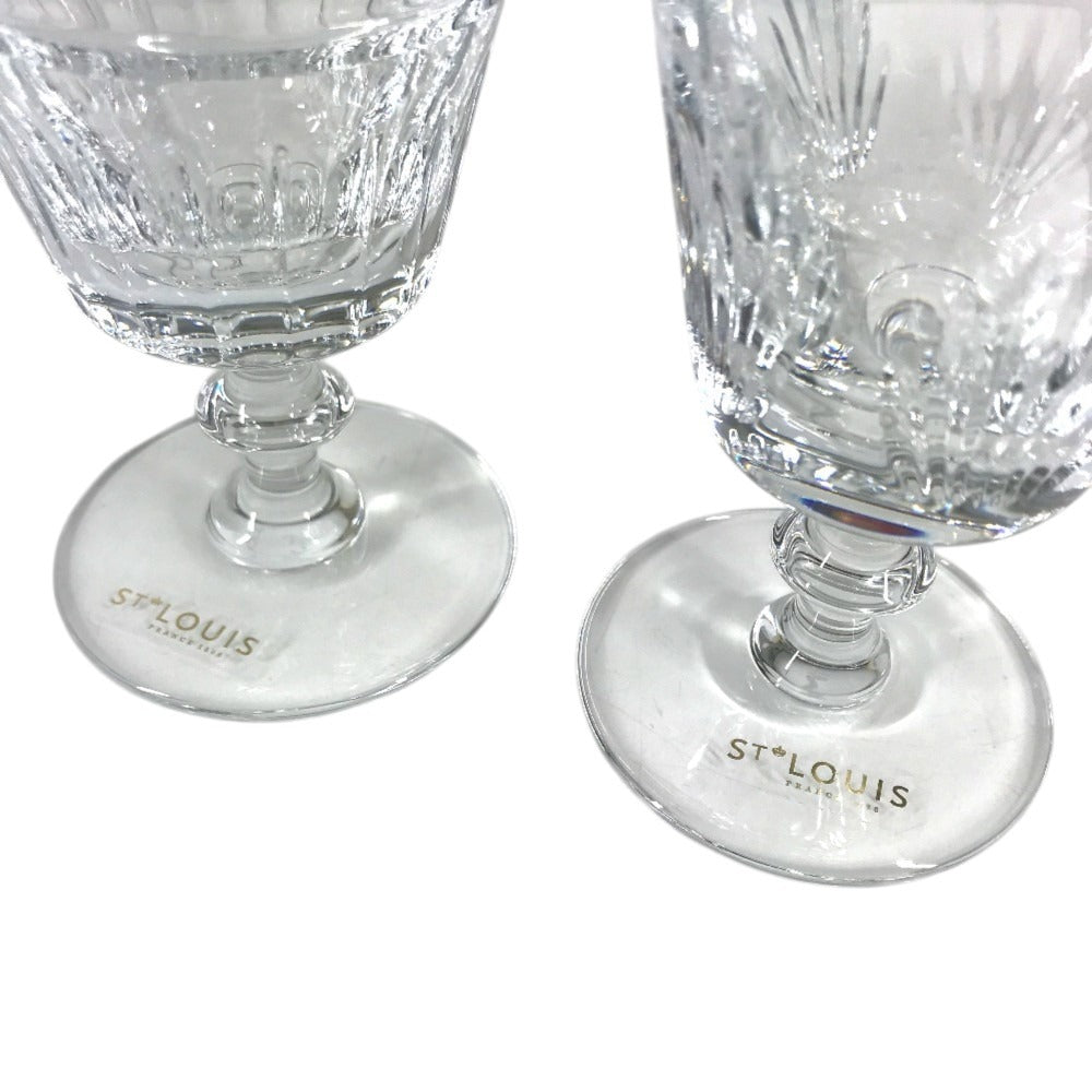 HERMES Saint Louis STLOUIS Queen's Hall Glass Set (Set of 4) Glasses, cups, and tableware (set of 4) glass Glass clear Used