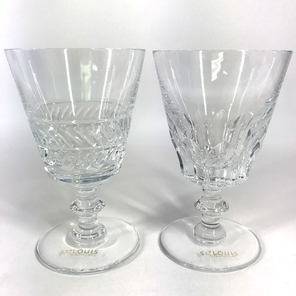 HERMES Saint Louis STLOUIS Queen's Hall Glass Set (Set of 4) Glasses, cups, and tableware (set of 4) glass Glass clear Used